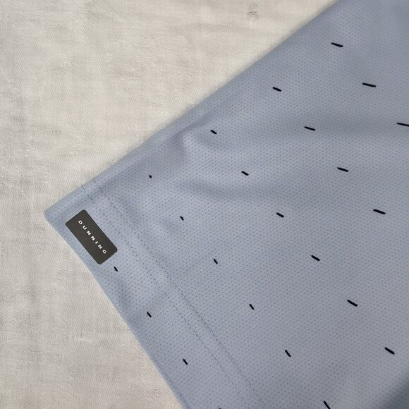 Dunning Stirling Ventilated Mesh Performance LG Polo Short Sl USA TX Flag $98 - Picture 9 of 9